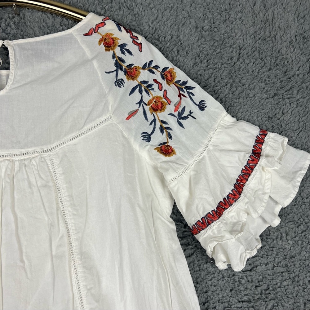 🛑 SOLD 🛑 Free People Womens Large Pavlo Embroidered Shift Dress Bohemian - Picture 14 of 16